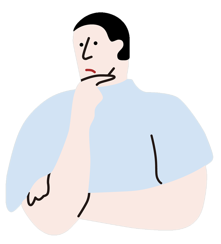 thinking doctor illustration